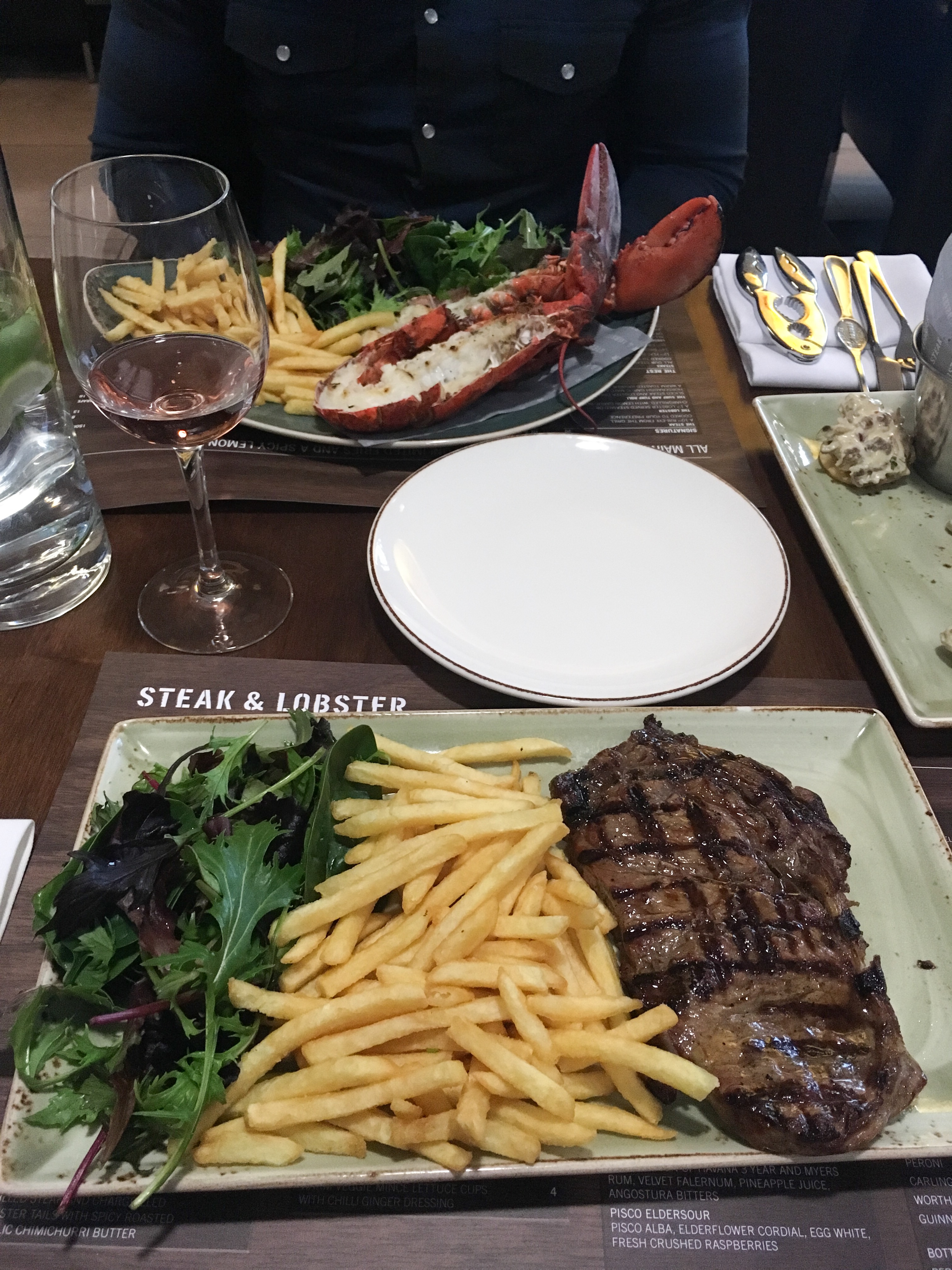 Food: Steak and Lobster – Radisson Blu Edwardian Manchester