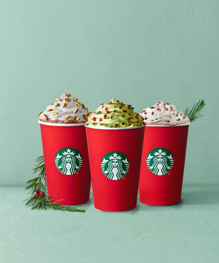 Here’s The Christmas Menu’s From Starbucks and Costa for Christmas 2018