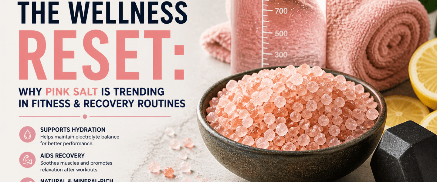 The Wellness Reset: Why Pink Salt Is Trending in Fitness and Recovery Routines